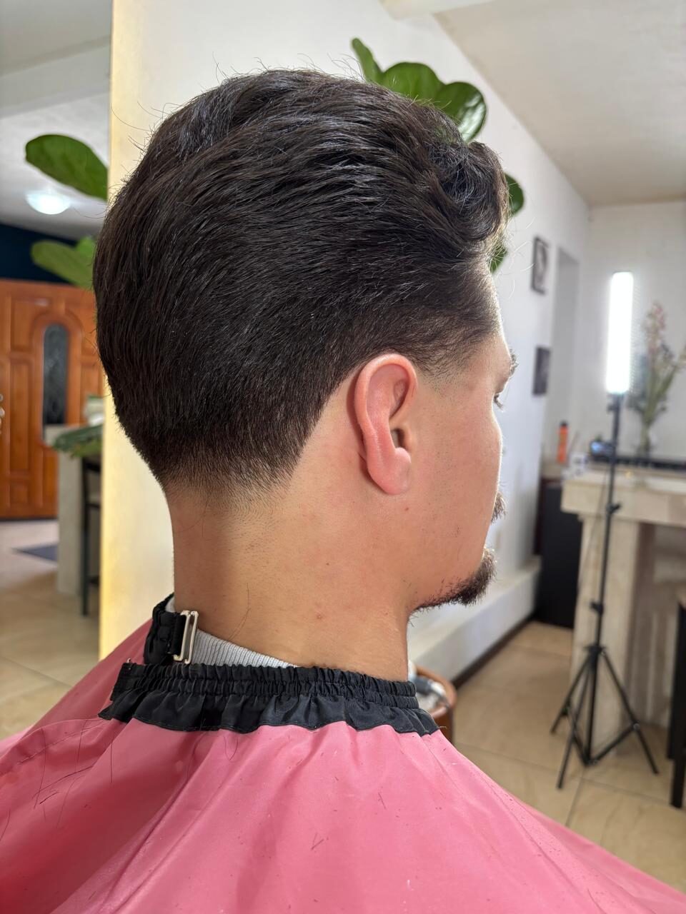 Mullet moderno con fade